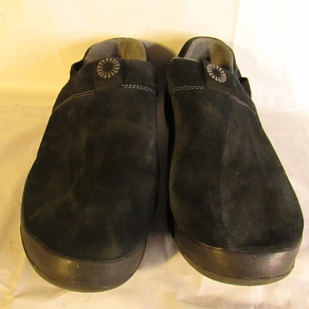 UGG Black Suede Loafers